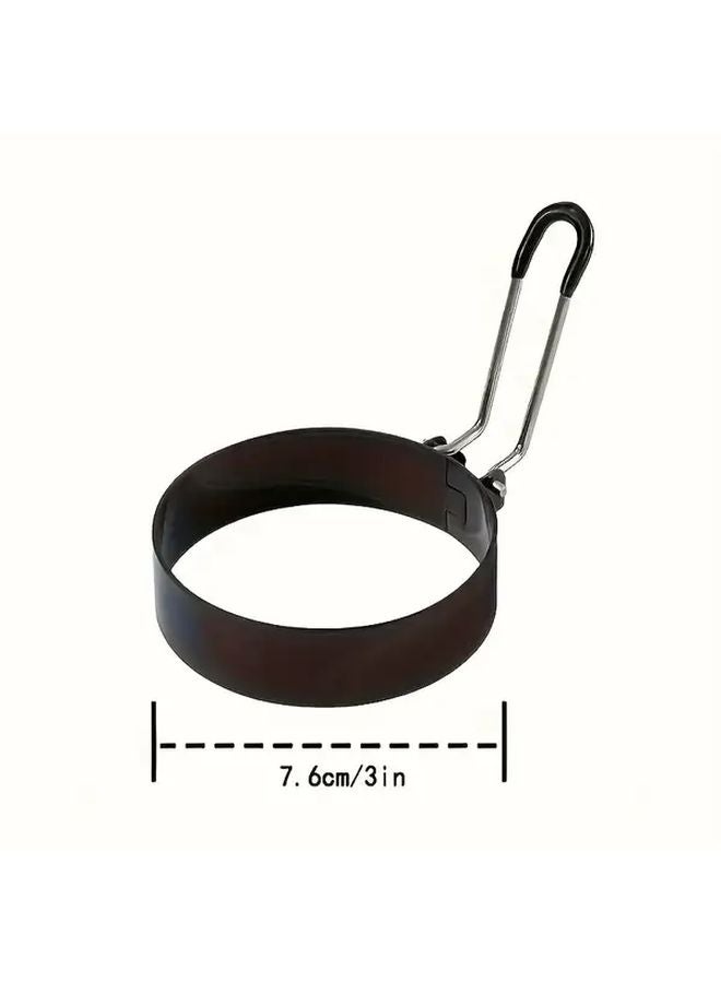 Heavy Duty Stainless Steel Egg Ring 1pc For Perfect Round Eggs Burgers Easy Clean - Image 3